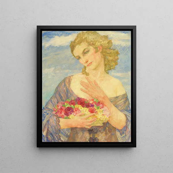 Flore - Hans Unger — framed artwork on a wall