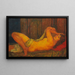 Nude Reclining Painting - Hans Unger — framed artwork on a wall