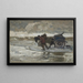 Aux dunes - Hans von Bartels — framed artwork on a wall