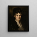 Portrait Painting of Miss zur Westen - Hans von Marées — framed artwork on a wall