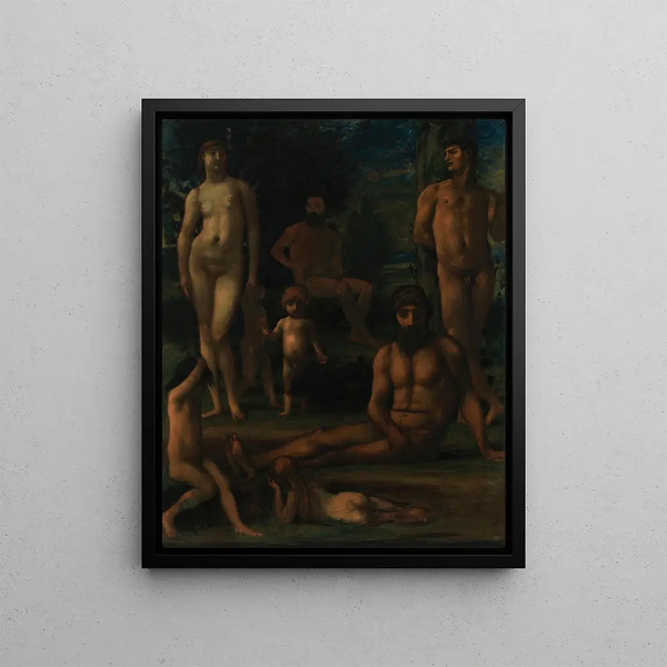 Golden Age II - Hans von Marées — framed artwork on a wall