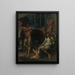 Cavalier et nymphe - Hans von Marées — framed artwork on a wall