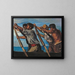 The rowers - Hans von Marées — framed artwork on a wall