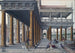 Architectural Caprice painting with figures - Hans Vredeman de Vries — artwork view