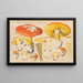 Amanita caesarea Scop - Hans Baldung — framed artwork on a wall