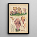 Cantharellus clavatus Pers - Hans Baldung — framed artwork on a wall