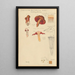 Dermocybe anthracina Fr - Hans Baldung — framed artwork on a wall