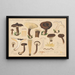 Lactarius lignyotus Fries - Hans Baldung — framed artwork on a wall