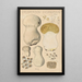 Lycoperdon excipuliforme - Hans Baldung — framed artwork on a wall