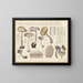 Macropodia macropus - Hans Baldung — framed artwork on a wall
