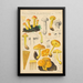 Pholiota flammans Pholiota caperata - Hans Baldung — framed artwork on a wall