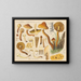 Pholiota squarrosa - Hans Baldung — framed artwork on a wall