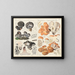 Polypore leucomèle Polypore confluent - Hans Baldung — framed artwork on a wall