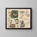 Polystictus versicolor Polystictus hirsutus - Hans Baldung — framed artwork on a wall