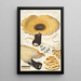 Poyporus squamosus Fries - Hans Baldung — framed artwork on a wall
