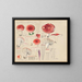 Russula emetica painting - Hans Baldung — framed artwork on a wall