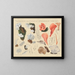 Tremellodon gélatinosum and Gyrocephalus rufus - Hans Baldung — framed artwork on a wall