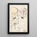 Tricholoma gambosum Gill - Hans Baldung — framed artwork on a wall