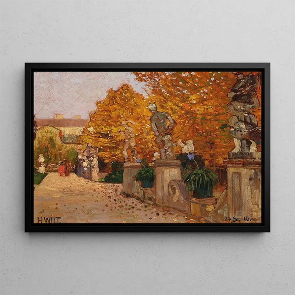 Mirabell - Hans Wild — framed artwork on a wall