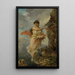 Alpine flora painting - Hans Zatzka — framed artwork on a wall