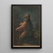 Christ at the Mount of Olives - Hans Zatzka — framed artwork on a wall
