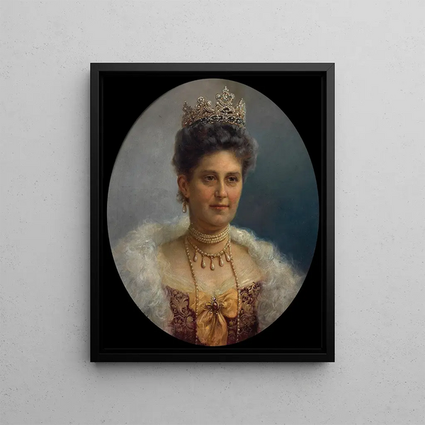 Archiduchesse Maria Annunziata - Hans Zatzka — framed artwork on a wall