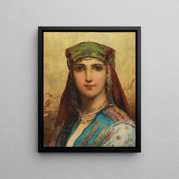 Fellah - Hans Zatzka — framed artwork on a wall
