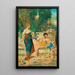 Leisure Hours - Hans Zatzka — framed artwork on a wall