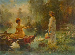 Mail from the other side of the Atlantic - Hans Zatzka — artwork view