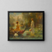 Mail from the other side of the Atlantic - Hans Zatzka — framed artwork on a wall