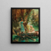 The message of love - Hans Zatzka — framed artwork on a wall
