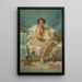 L'Odalisque - Hans Zatzka — framed artwork on a wall