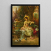 Thinking Painting of Him - Hans Zatzka — framed artwork on a wall