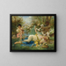 Venus and Cupid - Hans Zatzka — framed artwork on a wall