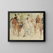 La Sortie à cheval - Hans von Faber du Faur — framed artwork on a wall