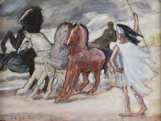 Quadriga Painting - Hans von Faber du Faur — artwork view