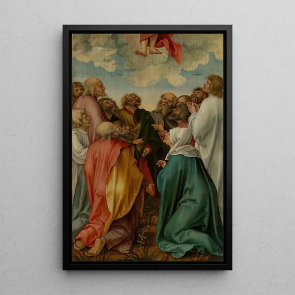 L'Ascension du Christ - Hans von Kulmbach — framed artwork on a wall