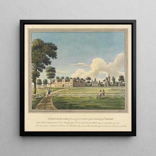 Hanworth Park, Middlesex - Charles Tomkins — framed artwork on a wall
