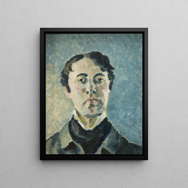 Self-portrait - Harald Giersing — framed artwork on a wall
