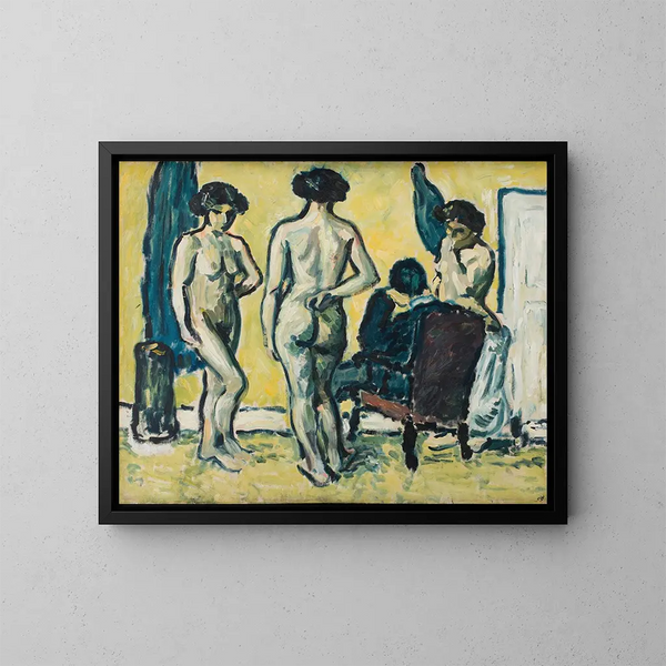 The Judgment of Paris - Harald Giersing — framed artwork on a wall