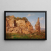 Landscape Painting of Rome, Villa dei Quintili near Via Appia - Harald Jerichau — framed artwork on a wall