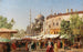 Rue du marché à Constantinople avec Sainte-Sophie - Harald Jerichau — artwork view
