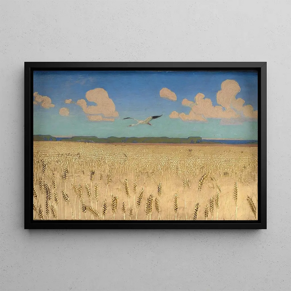 Danish Landscape Painting - Harald Slott-Møller — framed artwork on a wall