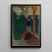 Sur la véranda - Harald Sohlberg — framed artwork on a wall