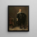 Portrait of a Young Man - Harmen Willems Wieringa — framed artwork on a wall
