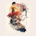 Reproduction of the painting Harmonie Éphémère | Abstract art decoration