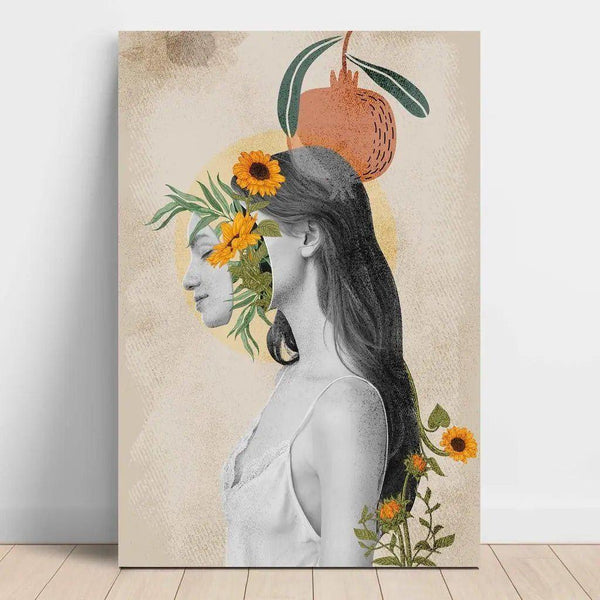Reproduction of the painting Floral Harmony | Collage