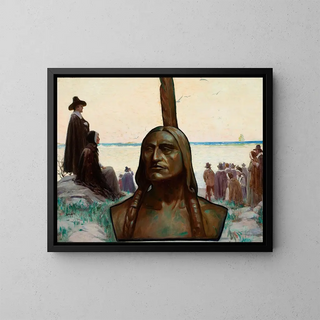 Founding Fathers - Harold Brett — framed artwork on a wall