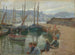 Boys on the wall of Penzance port - Harold Charles Francis Harvey — artwork view