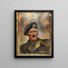 Lieutenant-general Sir Bernard Montgomery - Harold Forster — framed artwork on a wall